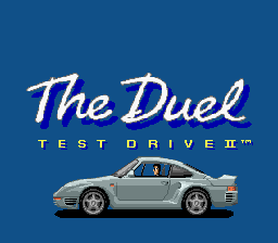 Duel, The - Test Drive II (Europe) Title Screen